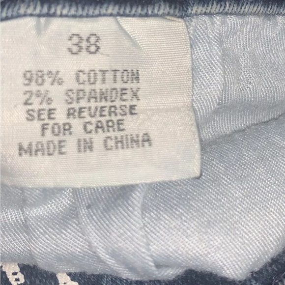 Kilogram Men’s Straight Leg Jeans Dark Wash Distressed Jeans Size 38 - Picture 6 of 7